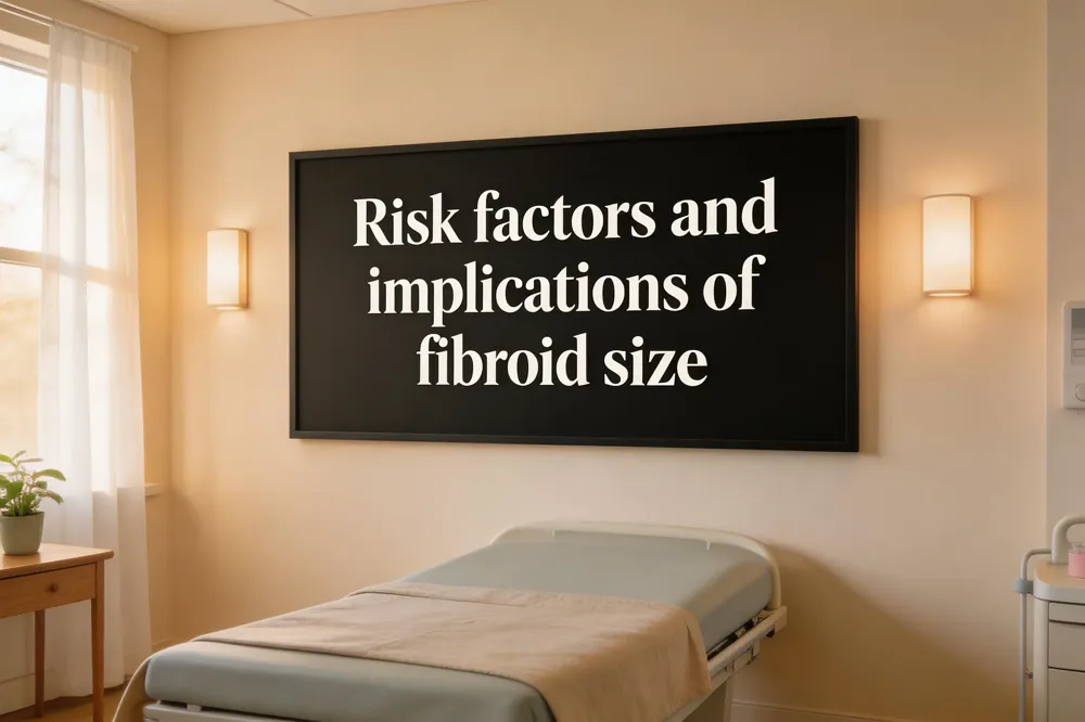 Risk factors and implications of fibroid size
