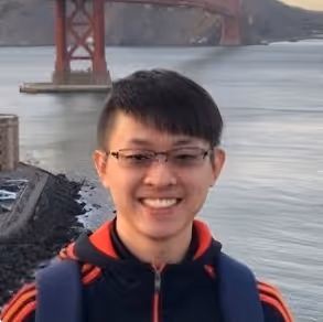 STEM Fellowship student smiling during international education experience near Golden Gate Bridge