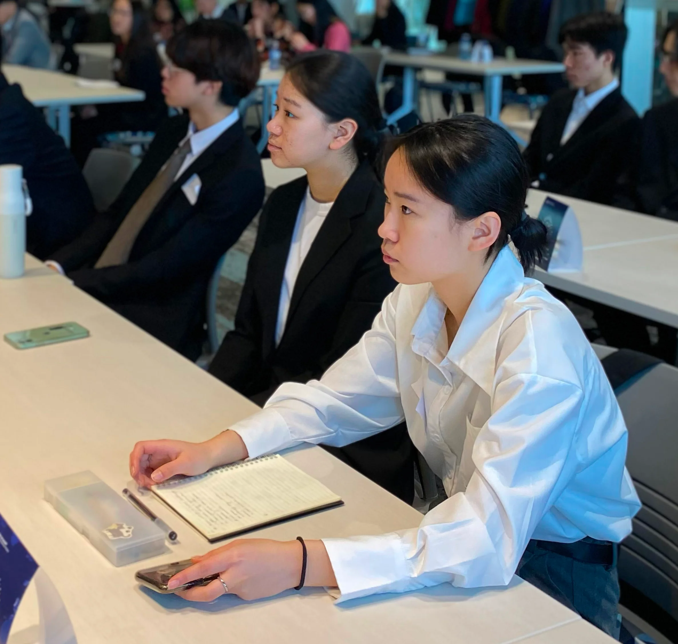 students learning photo