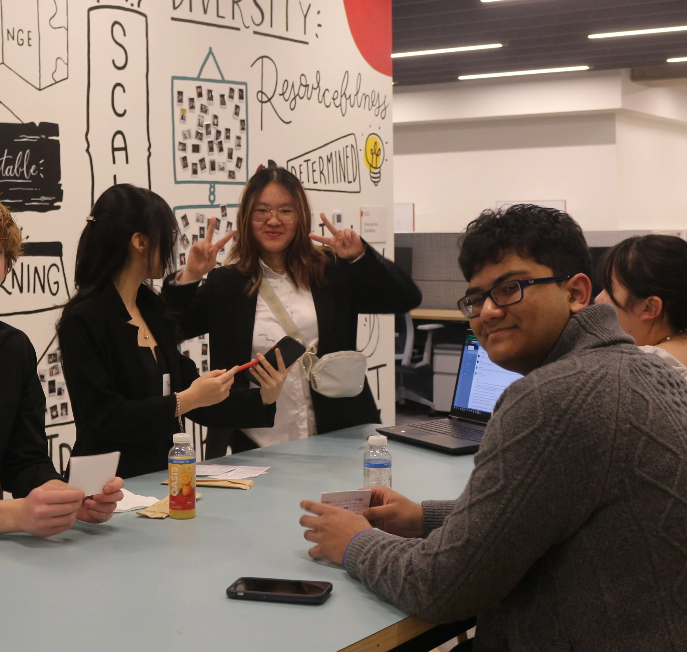 students in agile team