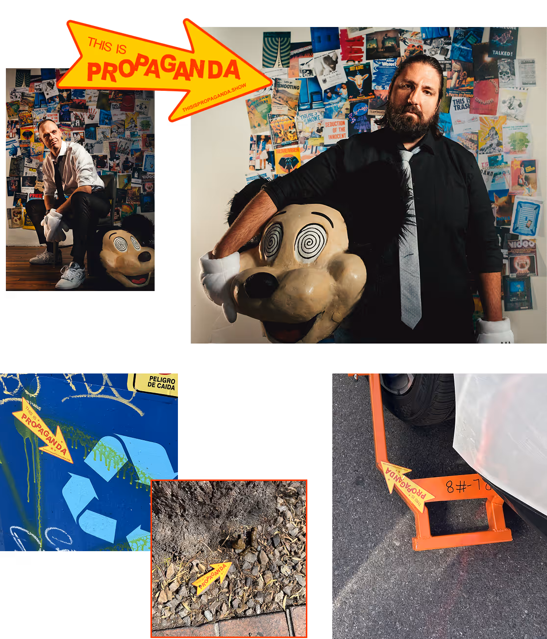 Assorted photography for This Is Propaganda