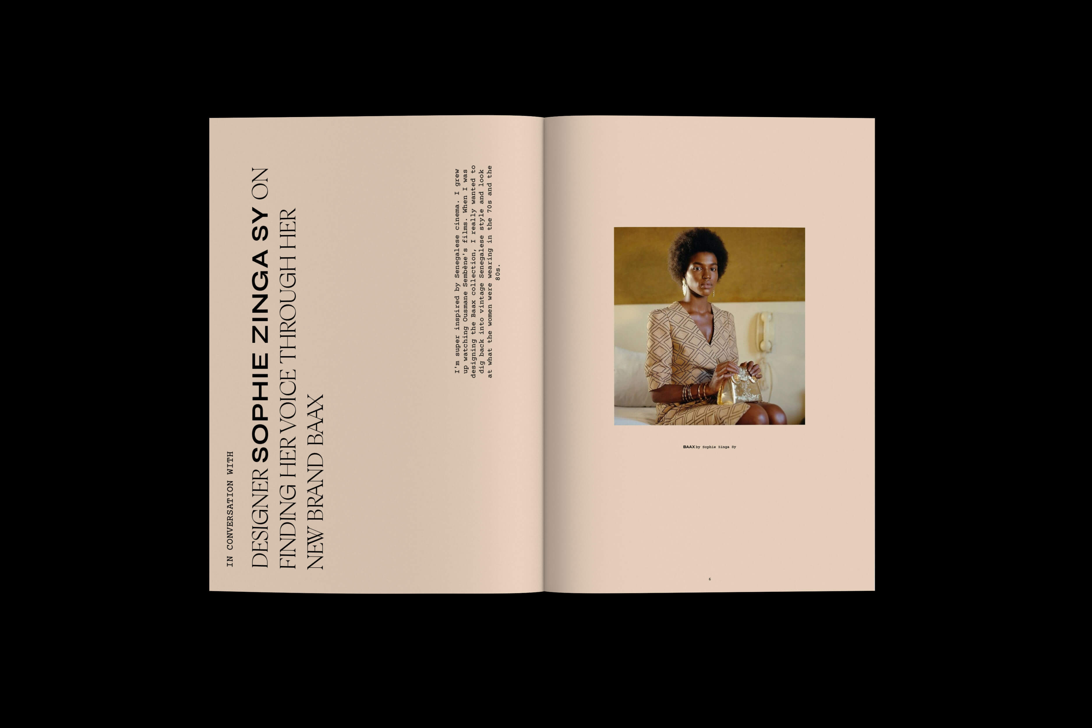 Magazine Mockup for NDAANE Editorial