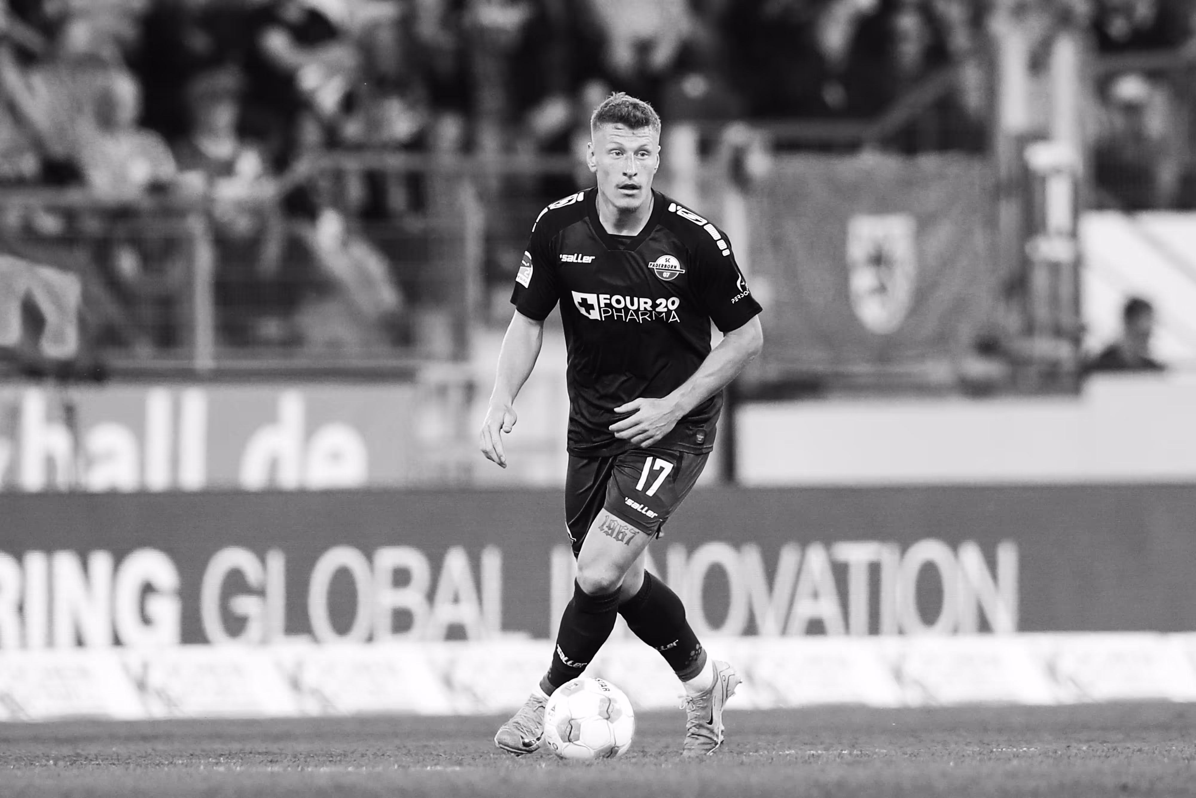 Laurin Curda auf dem Spielfeld