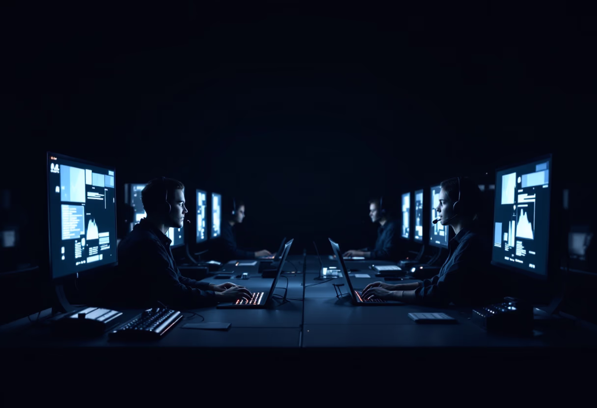 [background image] image of dispatch center (for a courier & delivery service)
