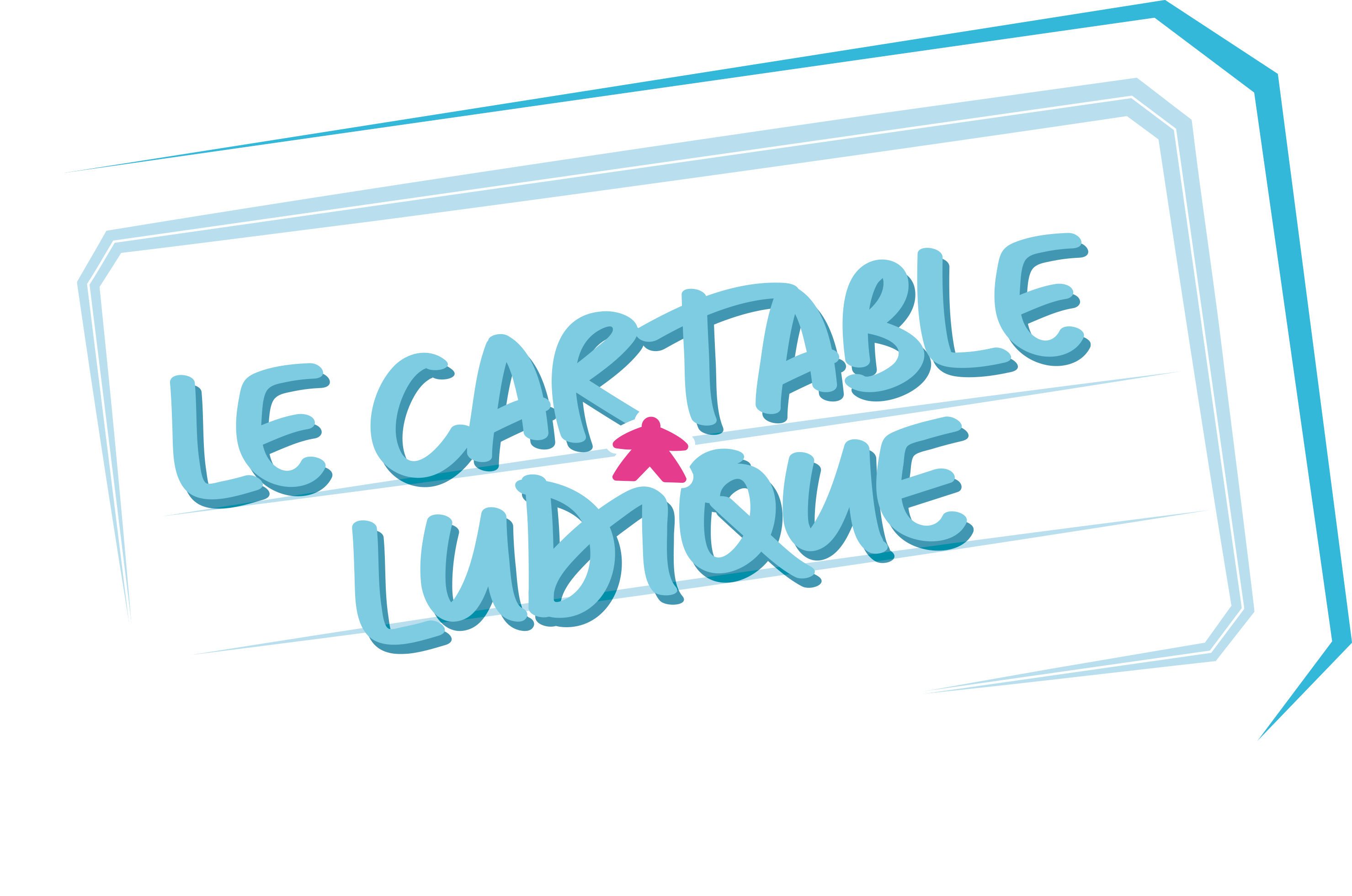 Logo étiquette Cartable Ludique