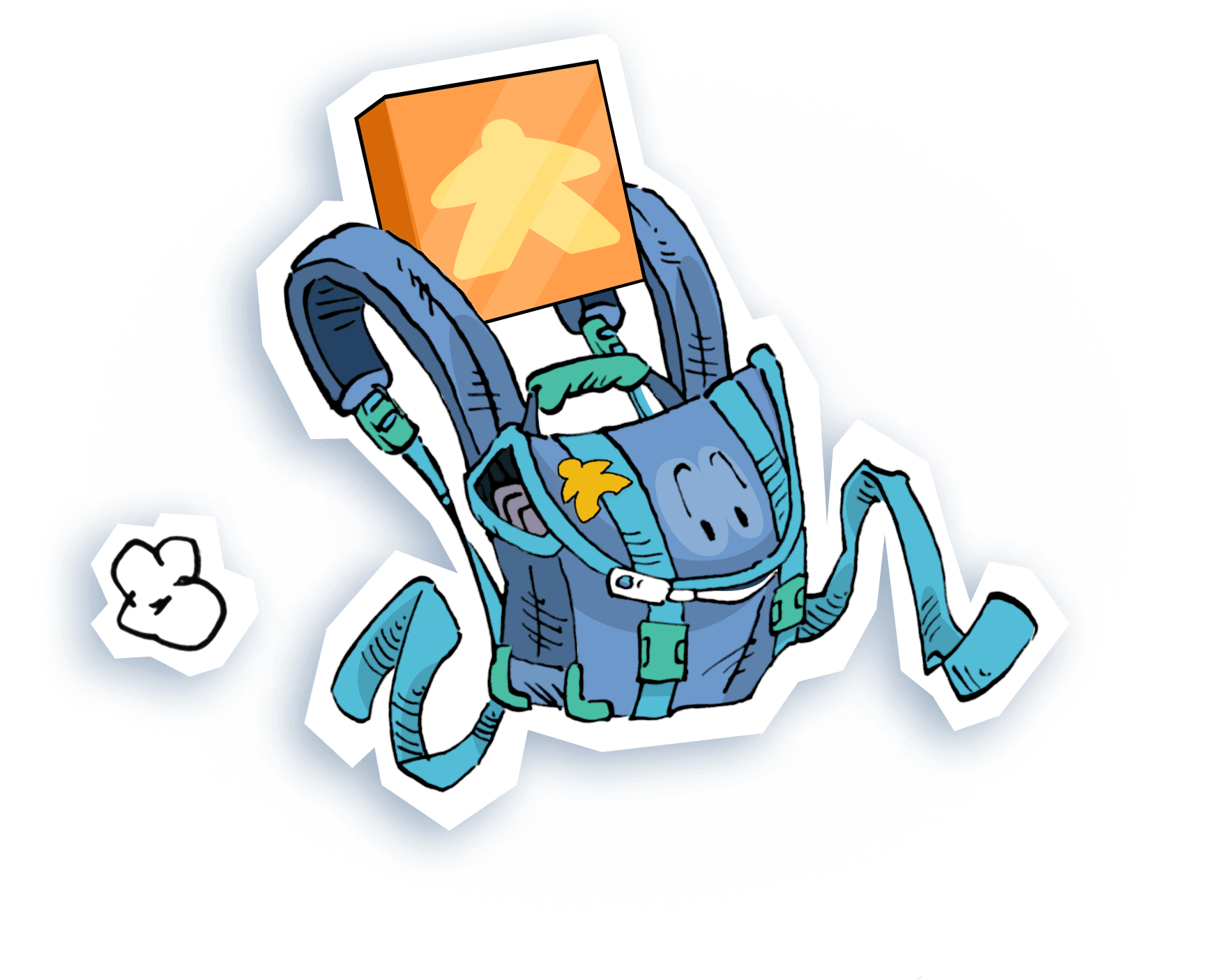 Illustration du Cartable qui court
