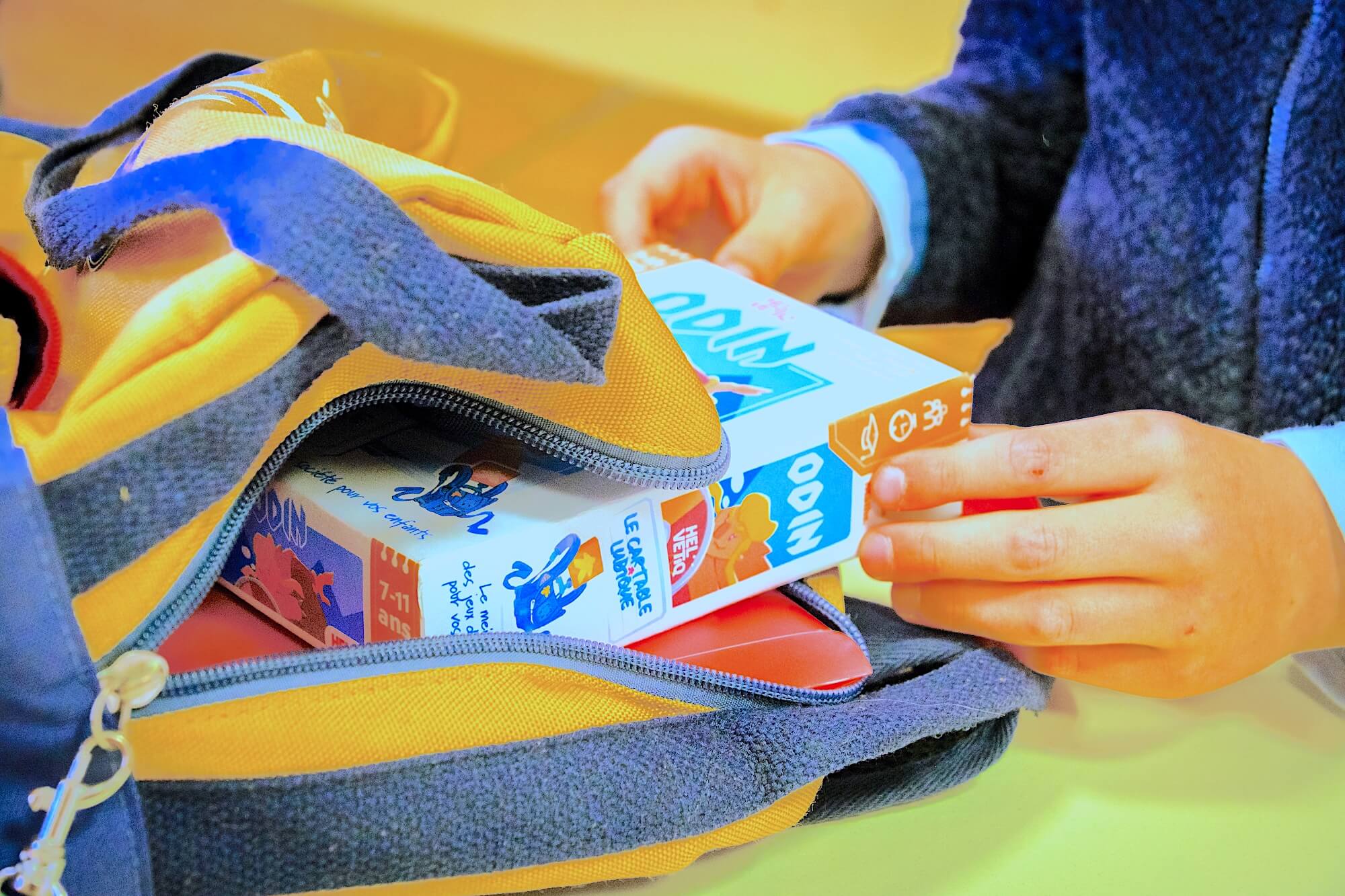 Le Cartable Ludique reçu à l'école