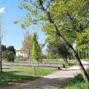 parc du Cypressat à Cenon pour une promenade ombragée en famille