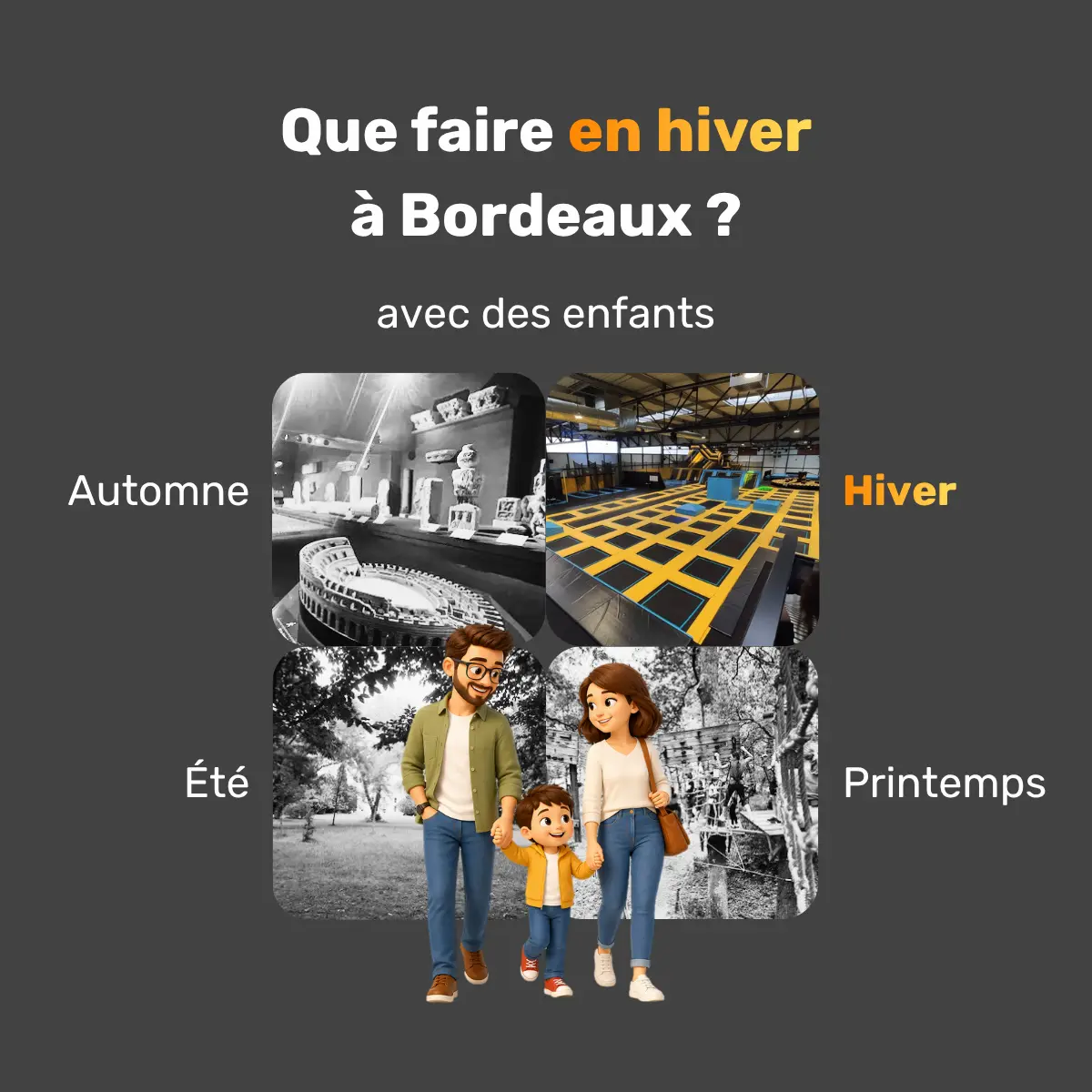 activités à faire à Bordeaux en hiver avec des enfants