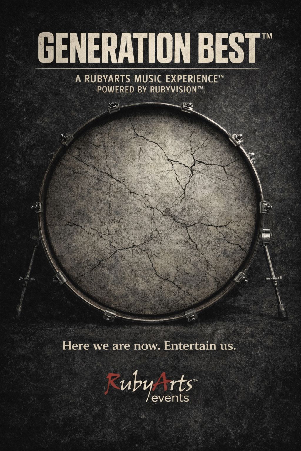 image of concert poster (for a musician & band)