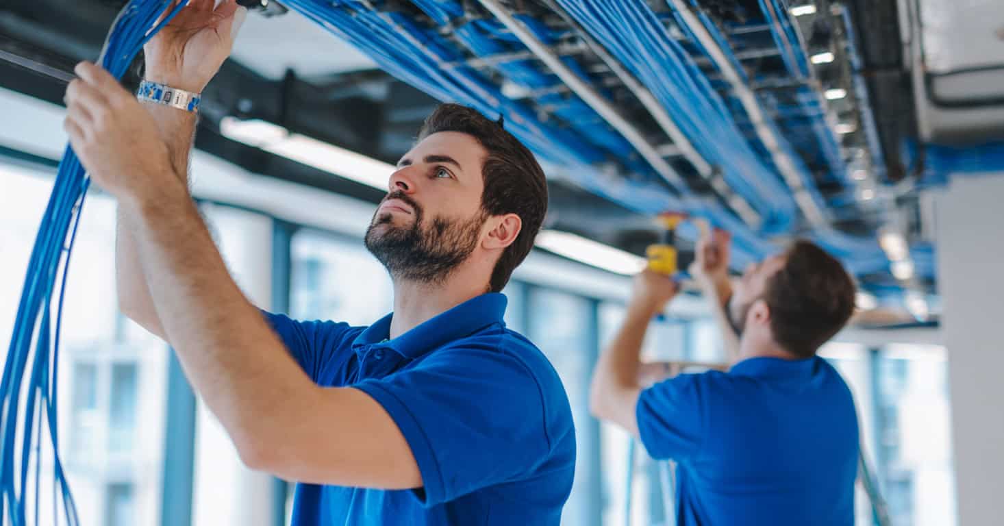 Network wiring installation in Los Angeles. network cabling services. Alcott Enterprises - IT innovation starts here.