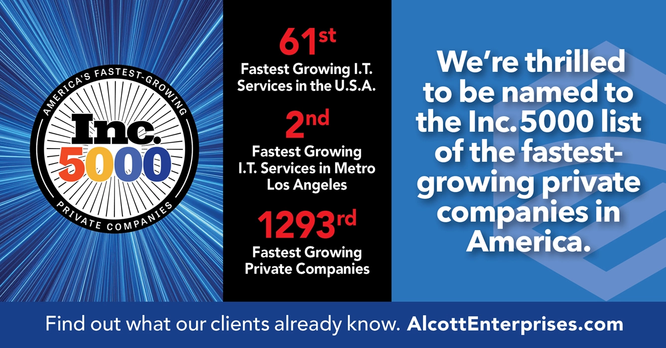 Alcott Enterprises Ranks No. 1293rd on the 2024 Inc. 5000