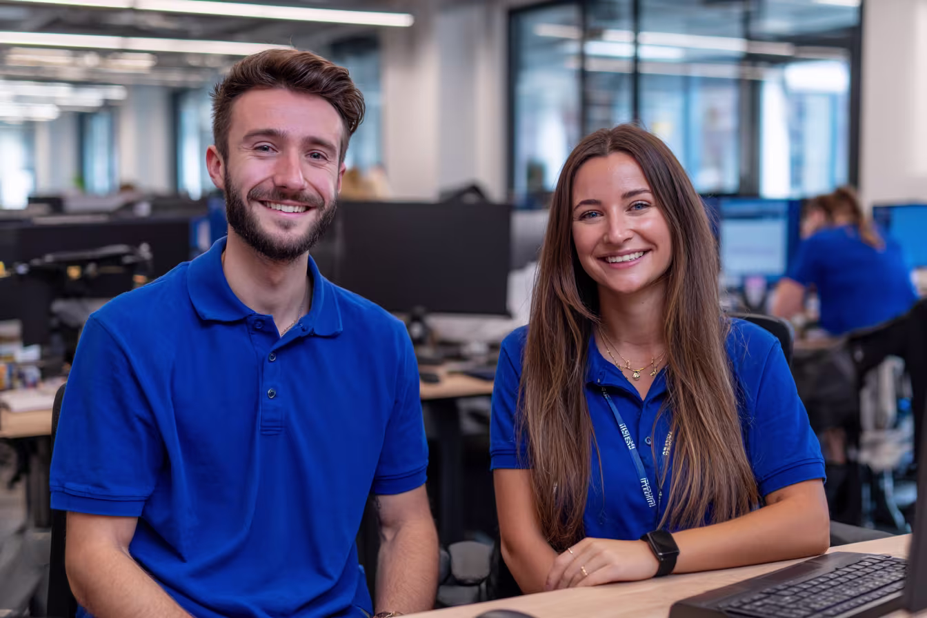 IT support and services team collaborating