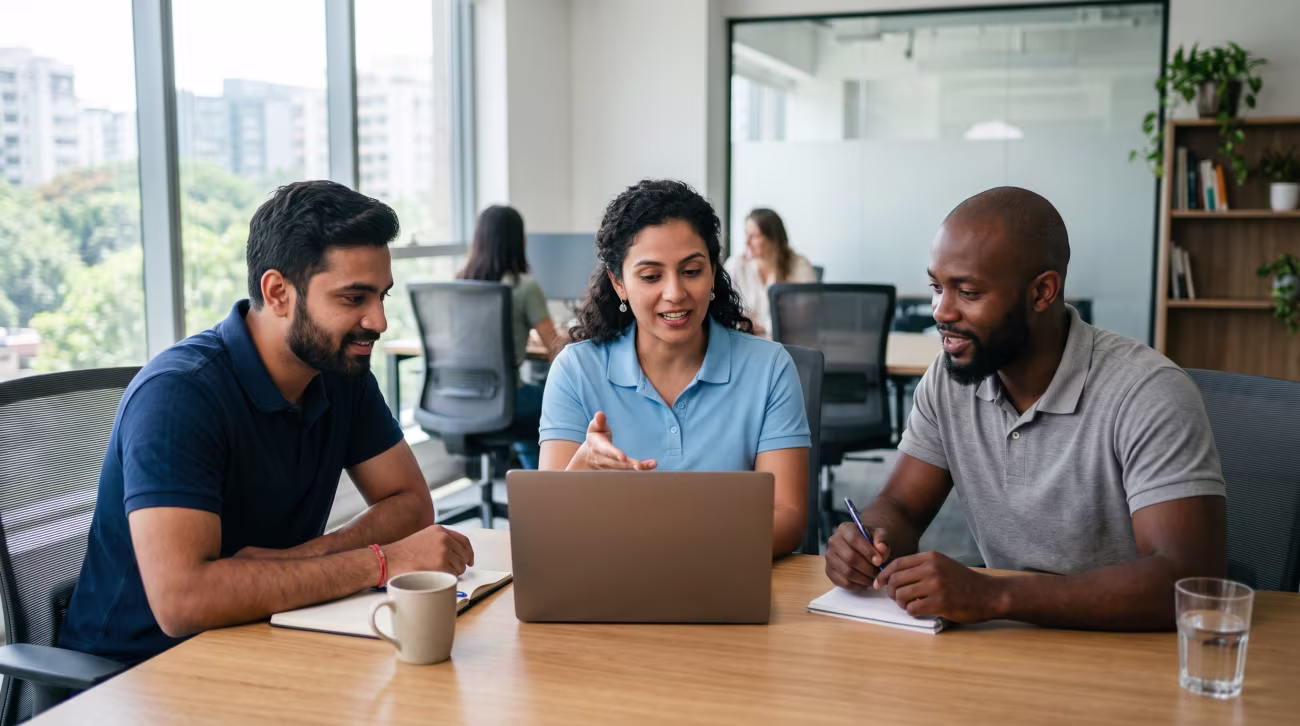Diverse IT team providing outsourced help desk support