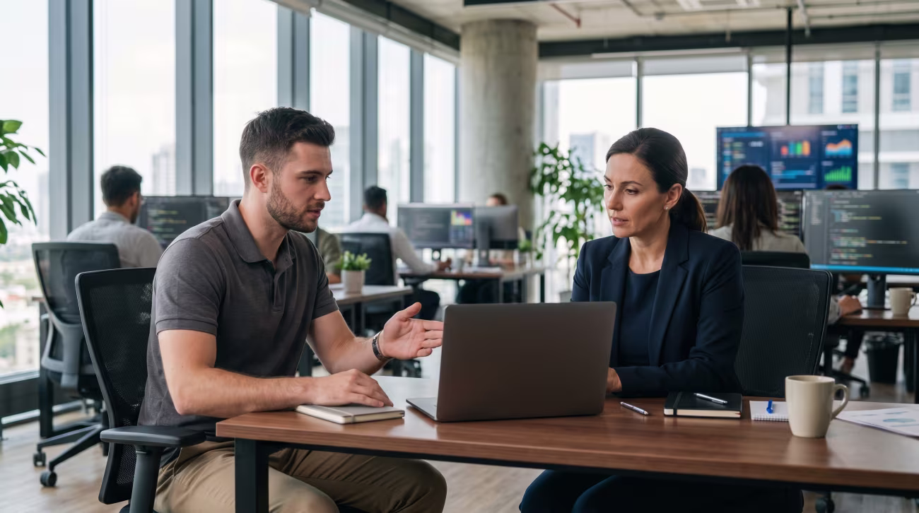 IT professional discussing disaster recovery as a service