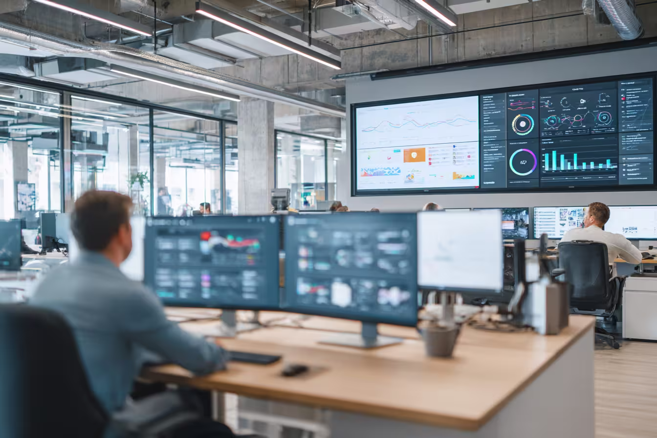 Enterprise device management team working