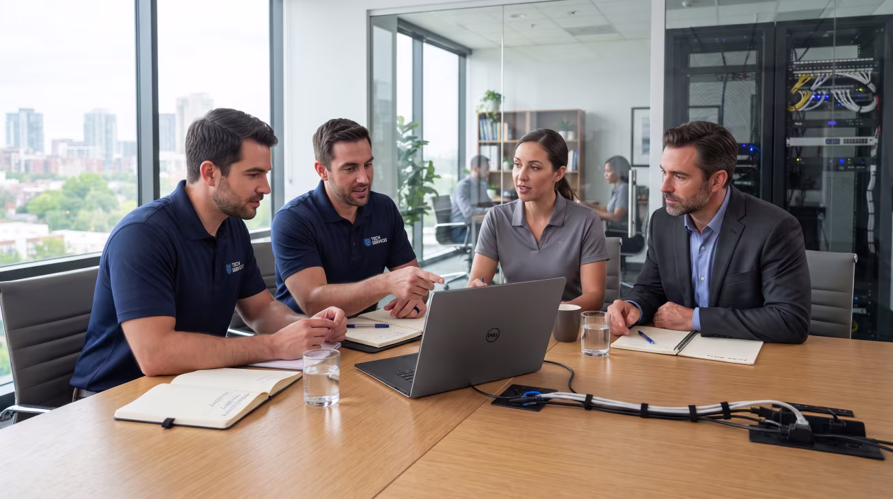 Cybersecurity-first managed IT meeting