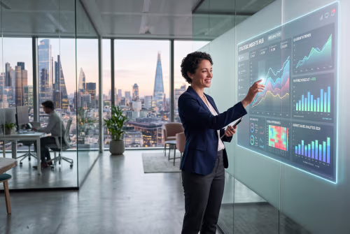 Fractional CIO analyzing strategic data