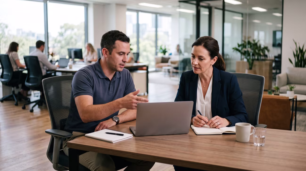 IT compliance services team discussion