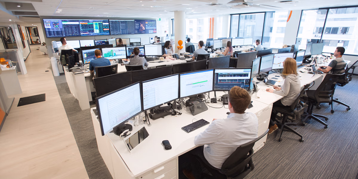 Diverse team using high touch IT services
