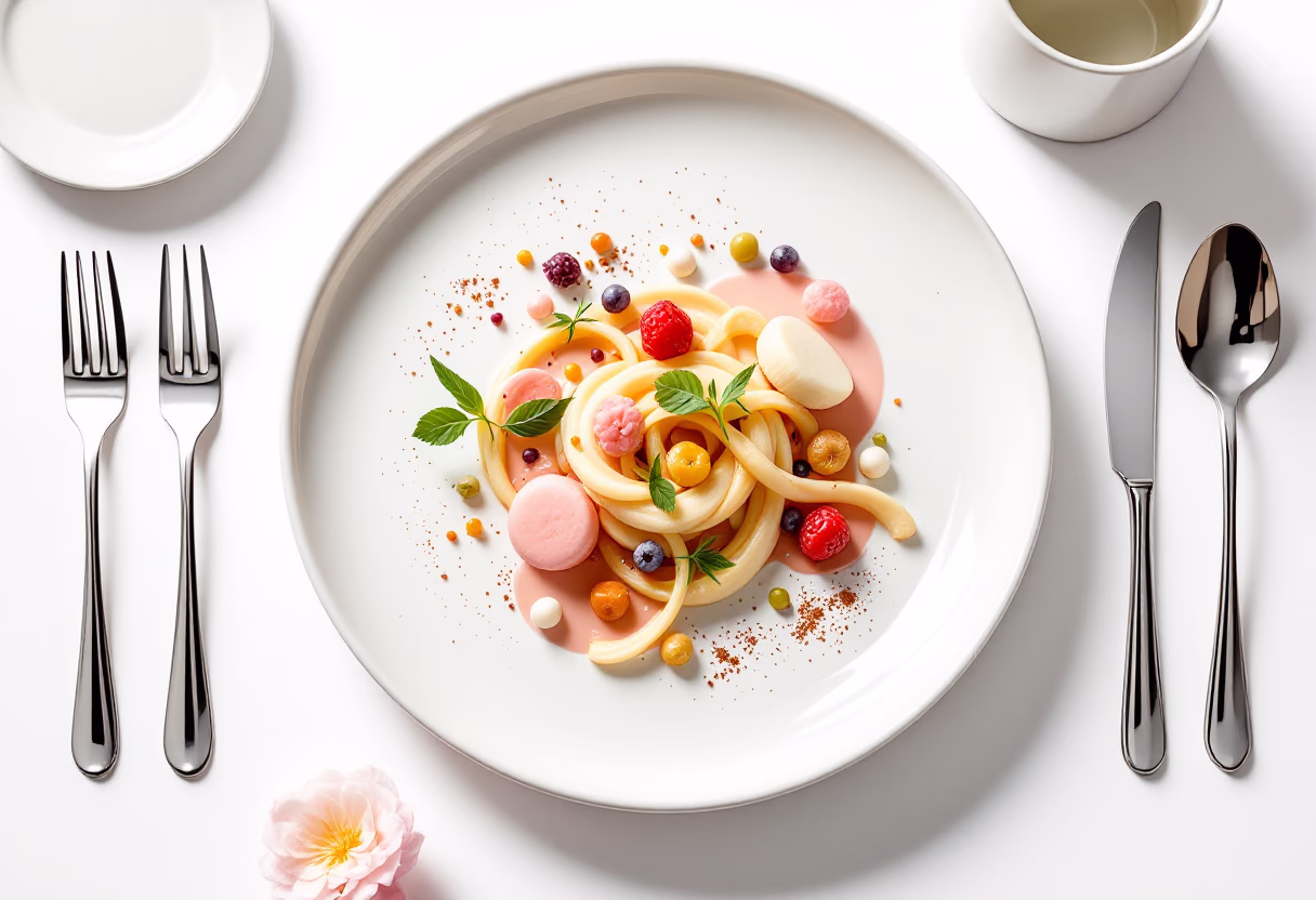 image of curated seasonal dishes for a modern restaurant