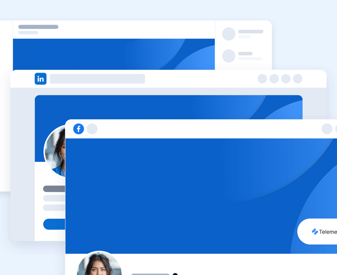 Telemedicine X - Social Media Assets - Telemedicine Hospital Weflow Template