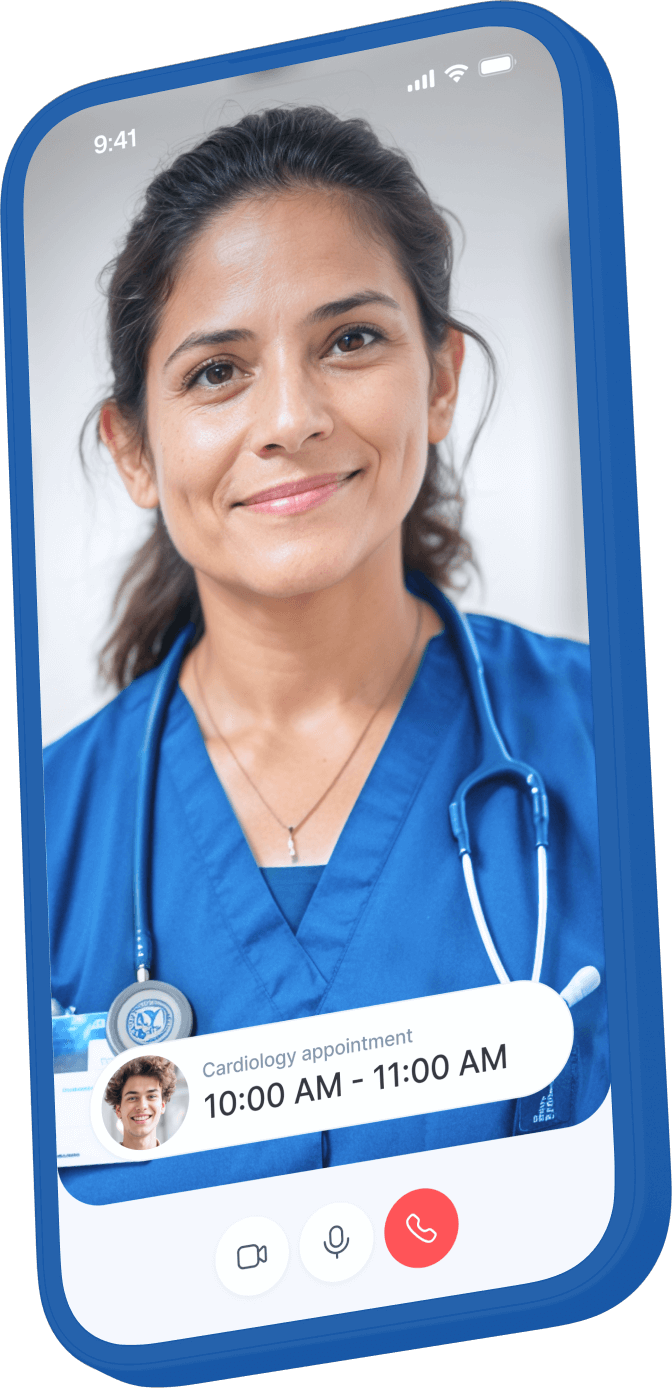 Cellphone Image 02 - Telemedicine X Webflow Template