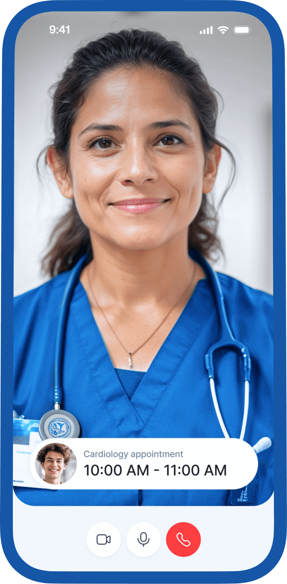Cardiology Appointment Image - Telemedicine X Webflow Template