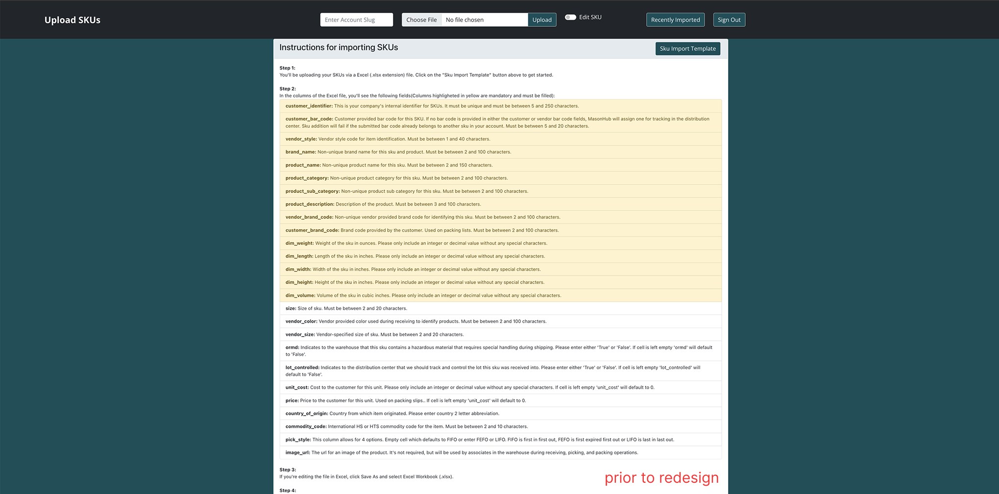 A screenshot of a webpage with a dark background and white content. It displays text, some highlighted in yellow, within a document or technical interface. A navigation bar is at the top, and a "SAVE DRAFT" button appears at the bottom right.
