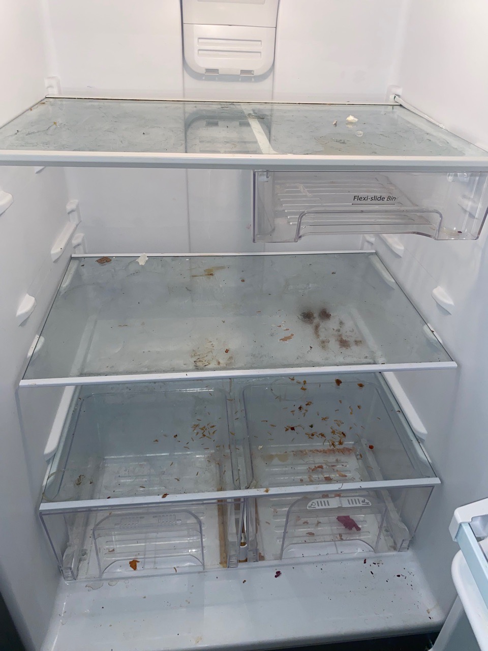 Befor photo of fridge