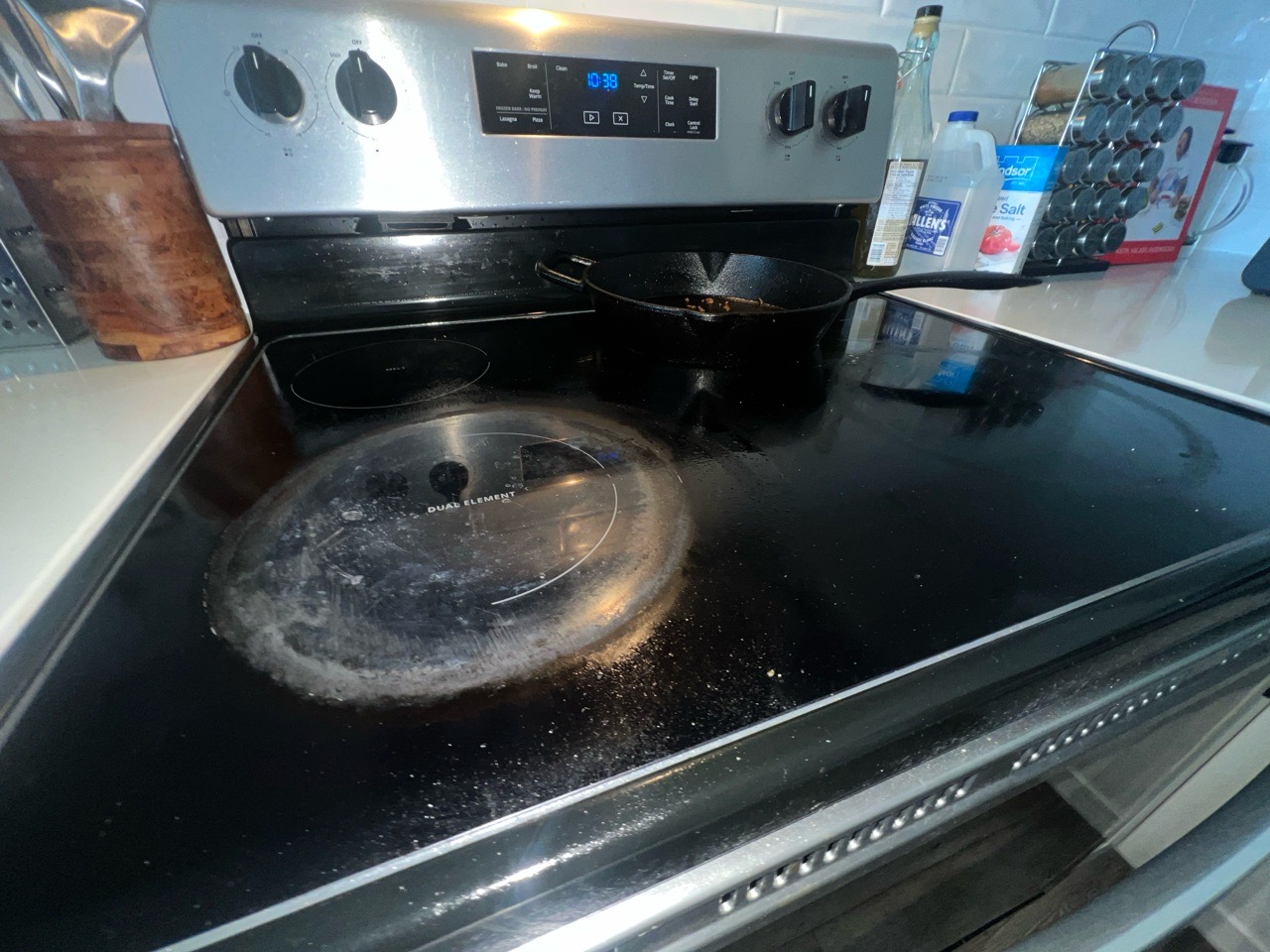 Stove Top Before Clean