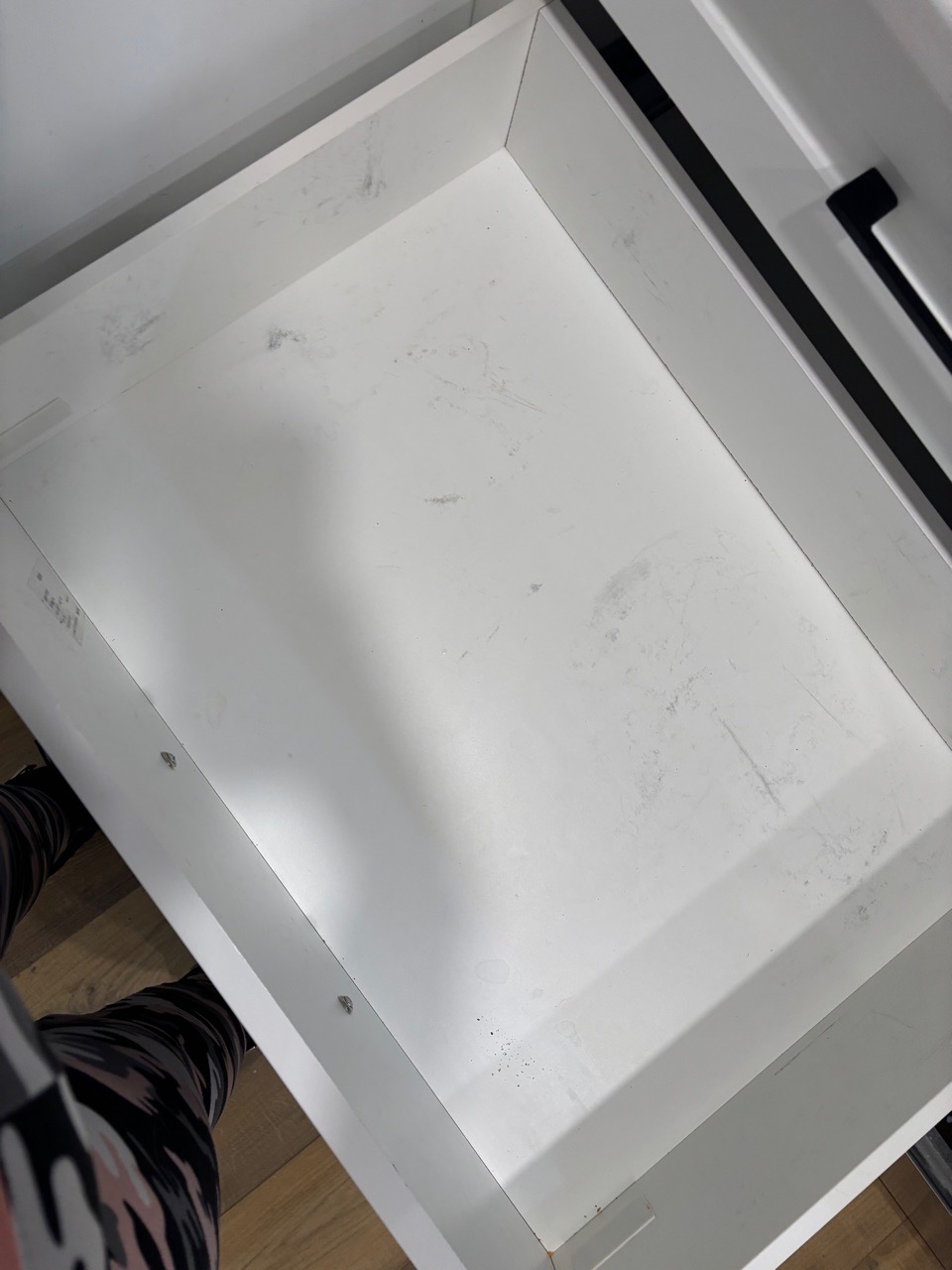 Kitchen Drawer Cleaning Before