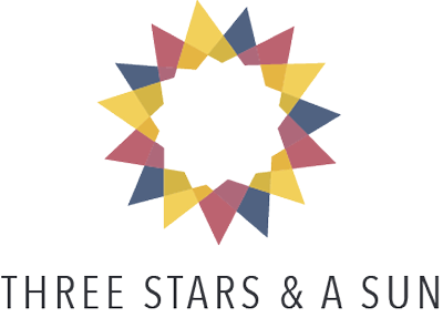 My logo title Three Stars and a Sun.