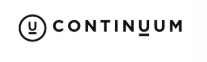 CONTINUUM logo with stylized circular emblem containing the letter U.