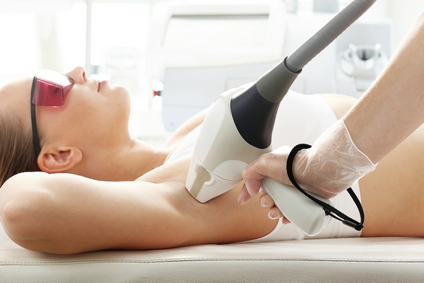 Laser hair removal works on shaved hair.