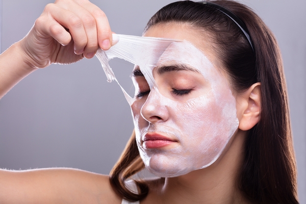 Chemical peel treatment for wrinkles on face