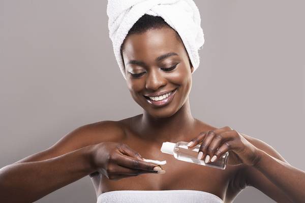 Apply toner to your skin after the cleanse