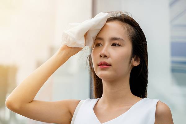 Humid weather can cause oily skin all of a sudden.
