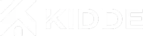 Kidde logo with bold red lettering and a flame symbol—representing fire safety, protection, and reliability, values that align with Purus' commitment to clean, inspection-ready systems.