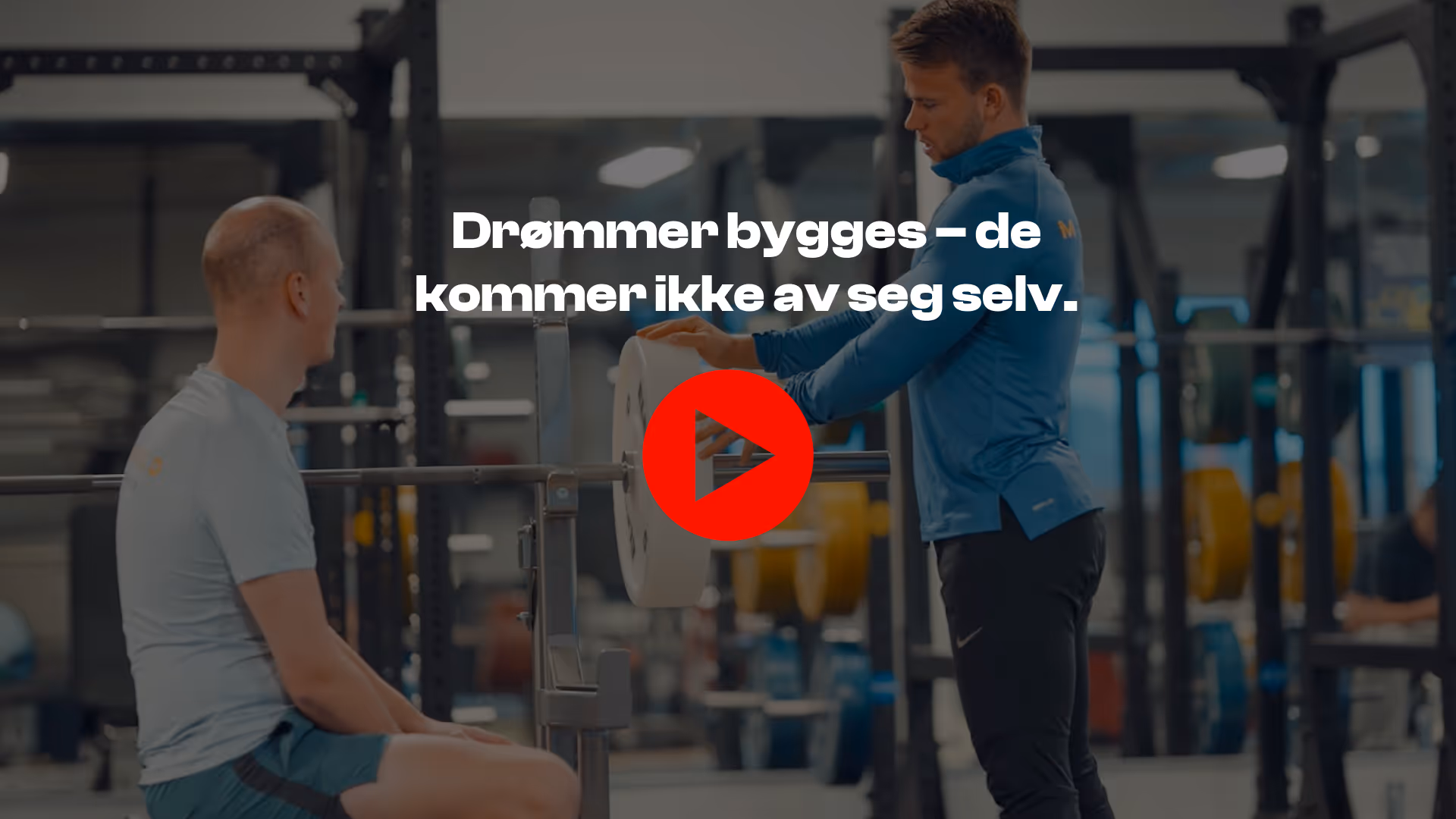 Martin Myrvold trener en kunde som del av online coaching-programmet.