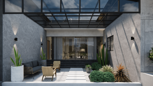 Independent house interior design