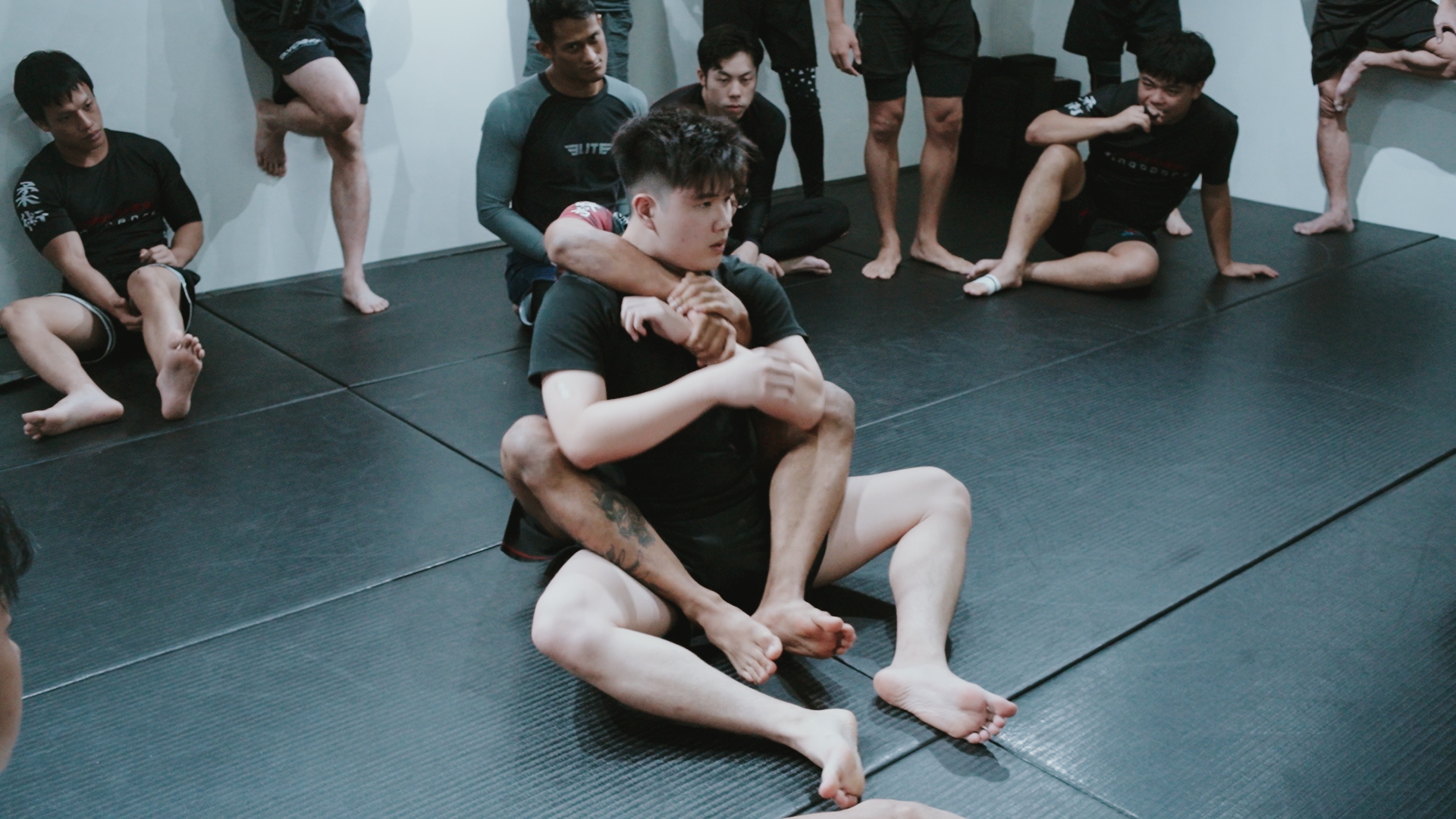 image of a teacher interacting with students using digital tools (for an edtech)