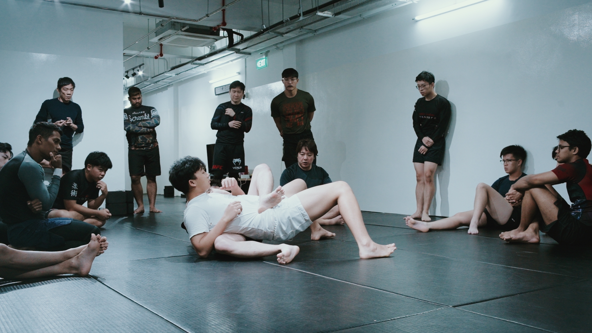 image of students attending a lecture (for a university)