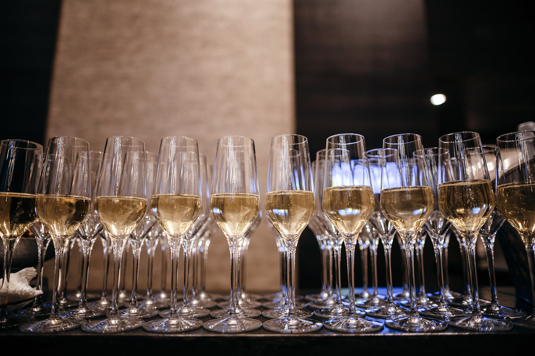 Champagne and sweets table