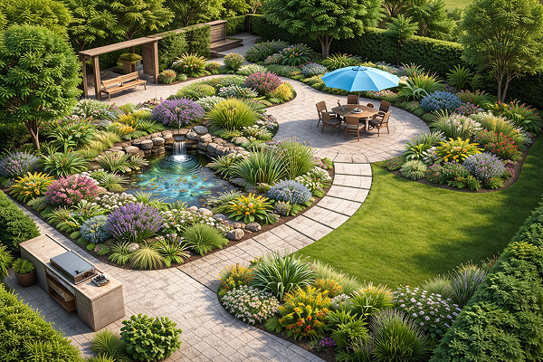 image of workers gardening