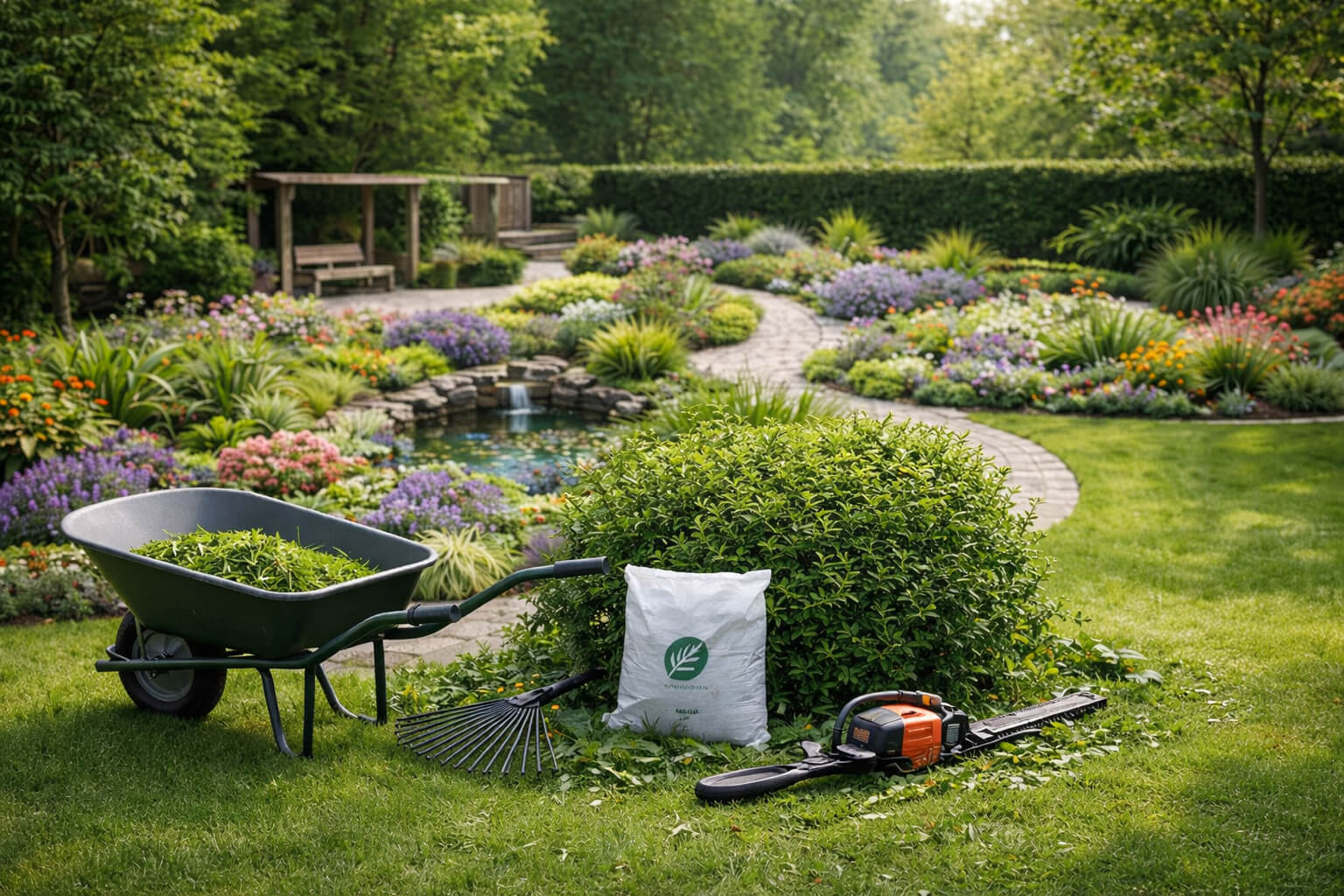 [background image] image of themed areas (for an amusement park)