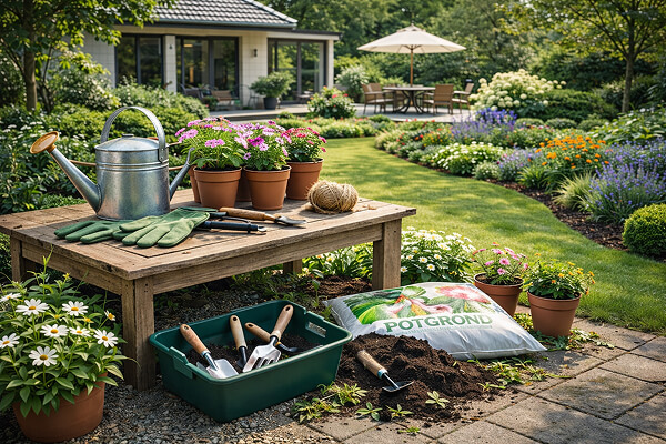 image of workers gardening