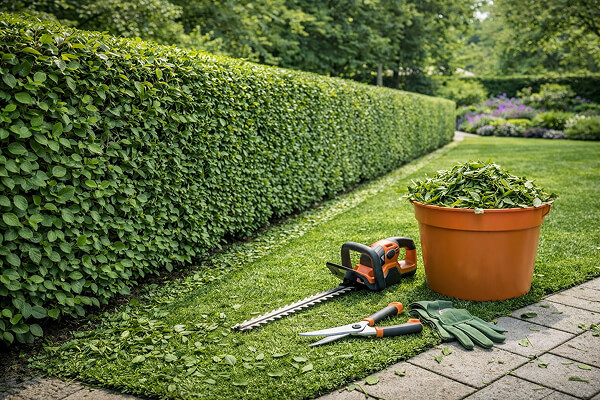 image of a completed backyard project