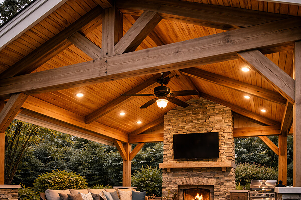 [background image] image of themed areas (for an amusement park)