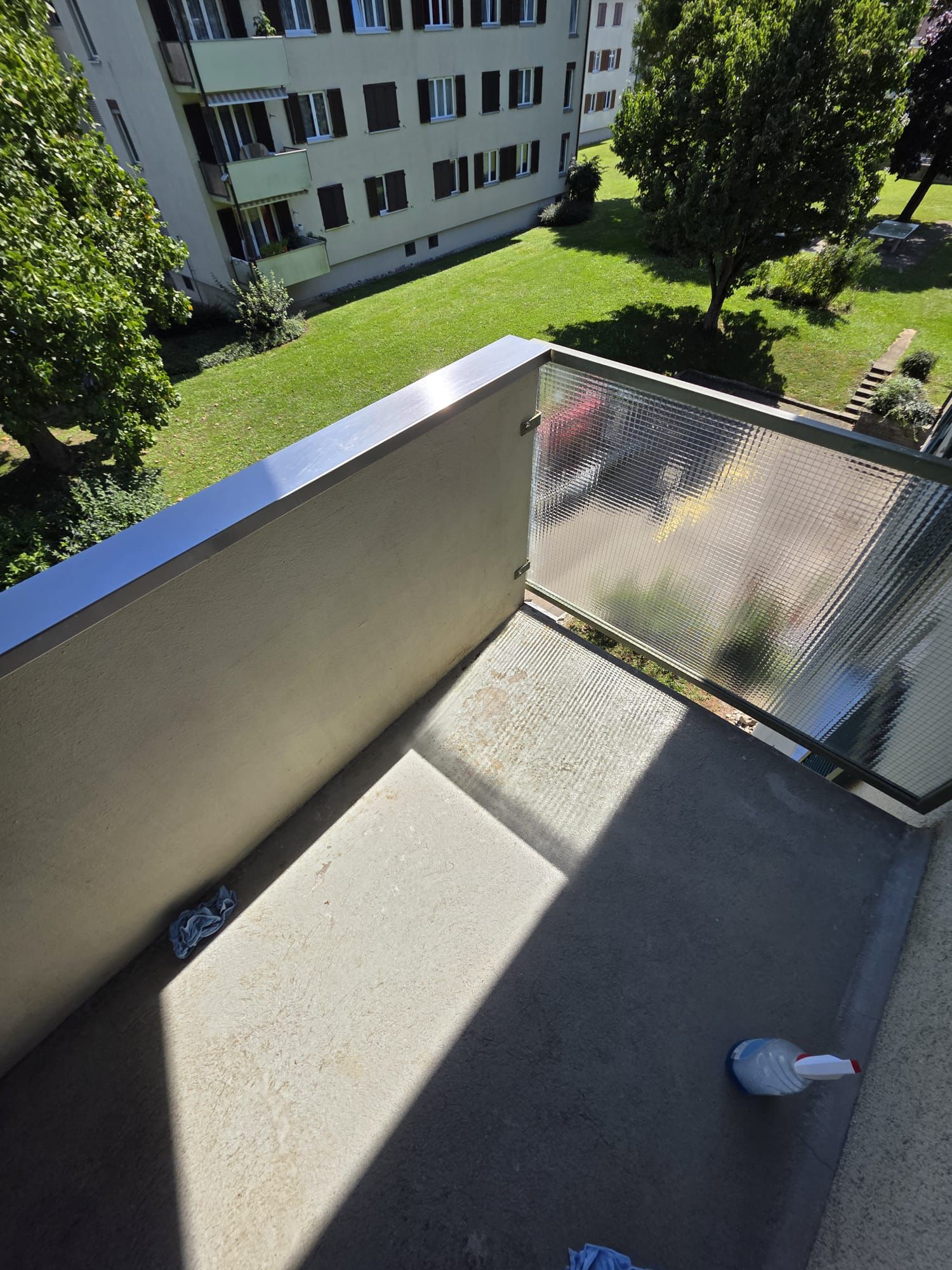 Bild eines gereinigten Balkons